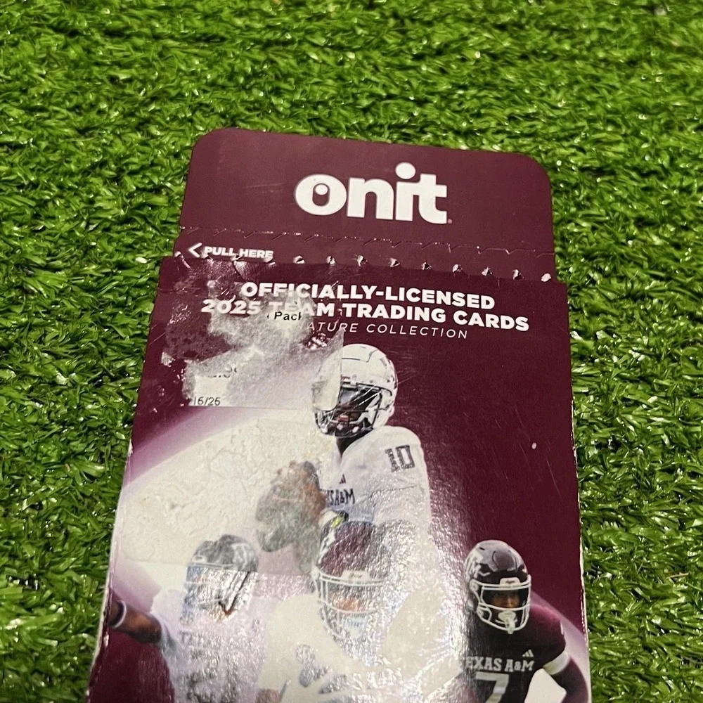 Texas A&M Collectibles 2025 CFP Aggie Football Trading Cards NIL Fund TAMU 10 Pk